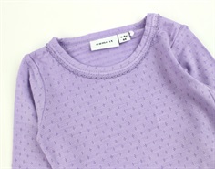 Name It purple rose pointelle body